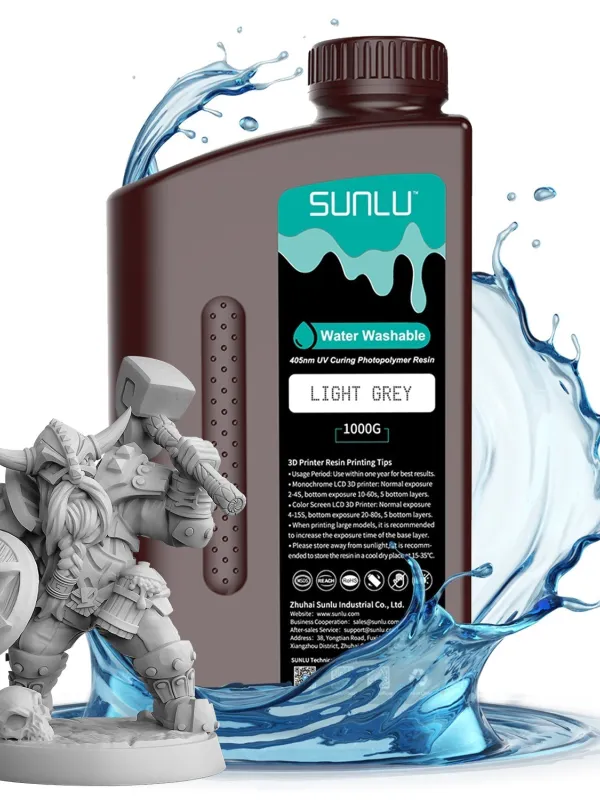 Product SUNLU Water-Wash UV Resin 405 nm Image